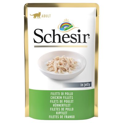 20 + 4 gratis! 24 x 85 g Schesir Jelly Pouch