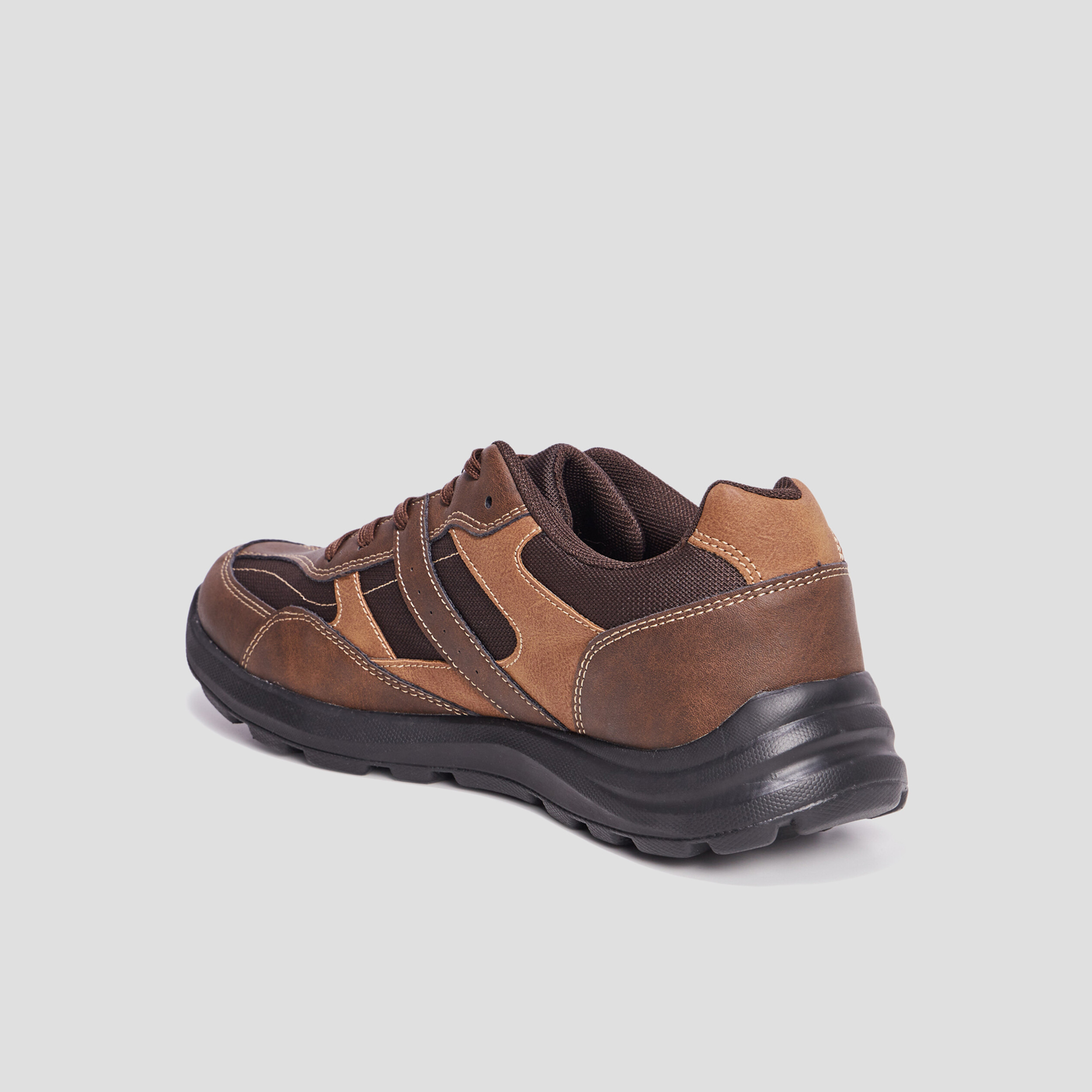Derbies à lacets Walking Daco marron homme | La Halle
