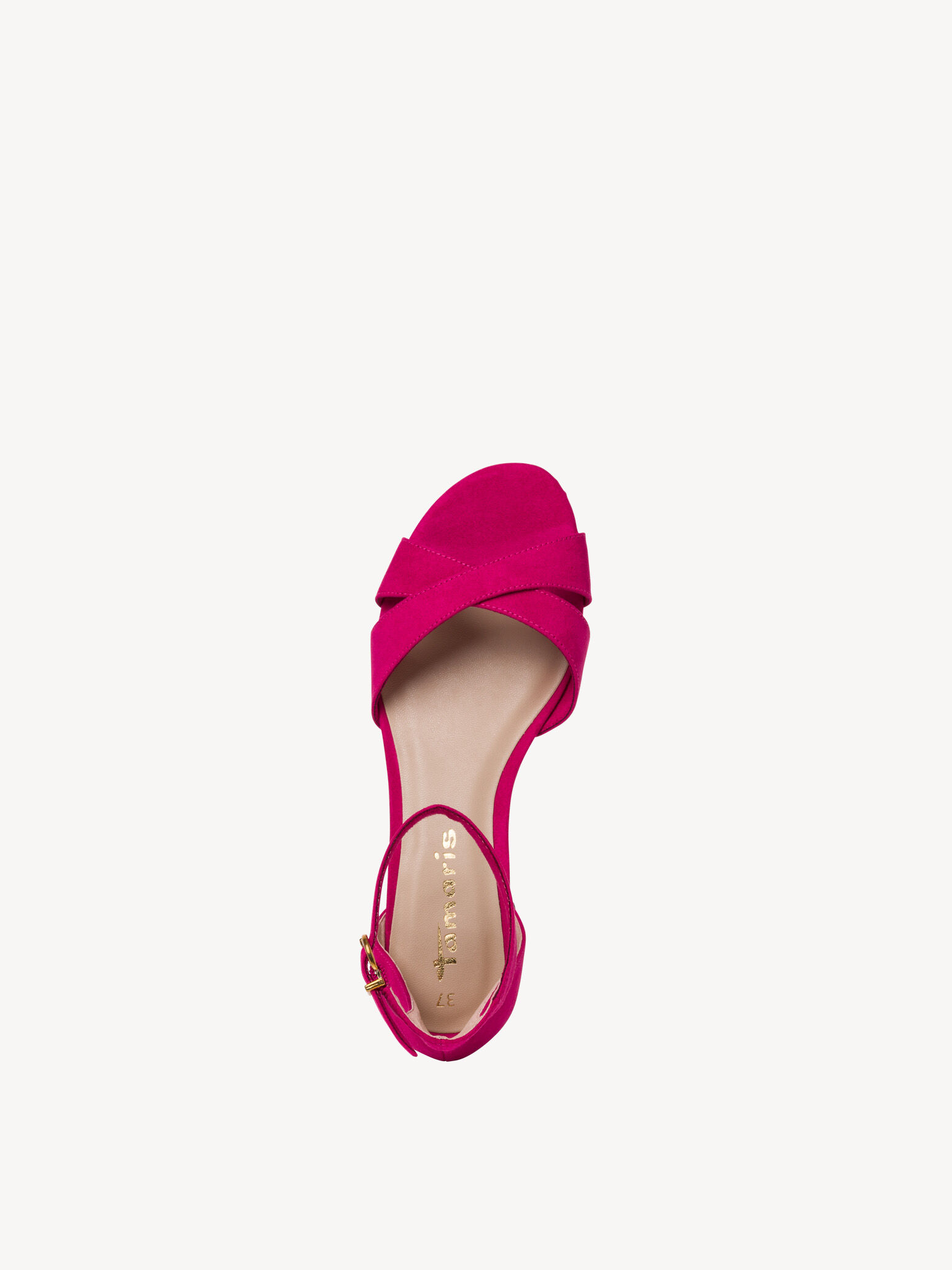 Sandale à talon - rose fuchsia