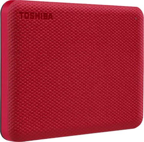 Toshiba Canvio Advance 2TB Red 2020 externe HDD-Festplatte (2 TB) 2,5