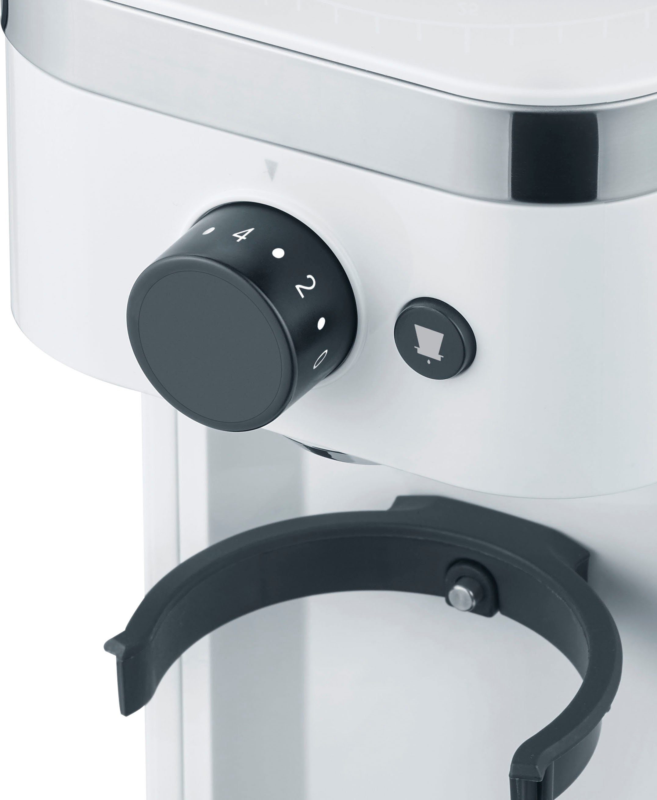 Graef Kaffeemühle CM 501, 135 W, Kegelmahlwerk, 300 g Bohnenbehälter, 140 individuelle Mahlgradeinstellungen