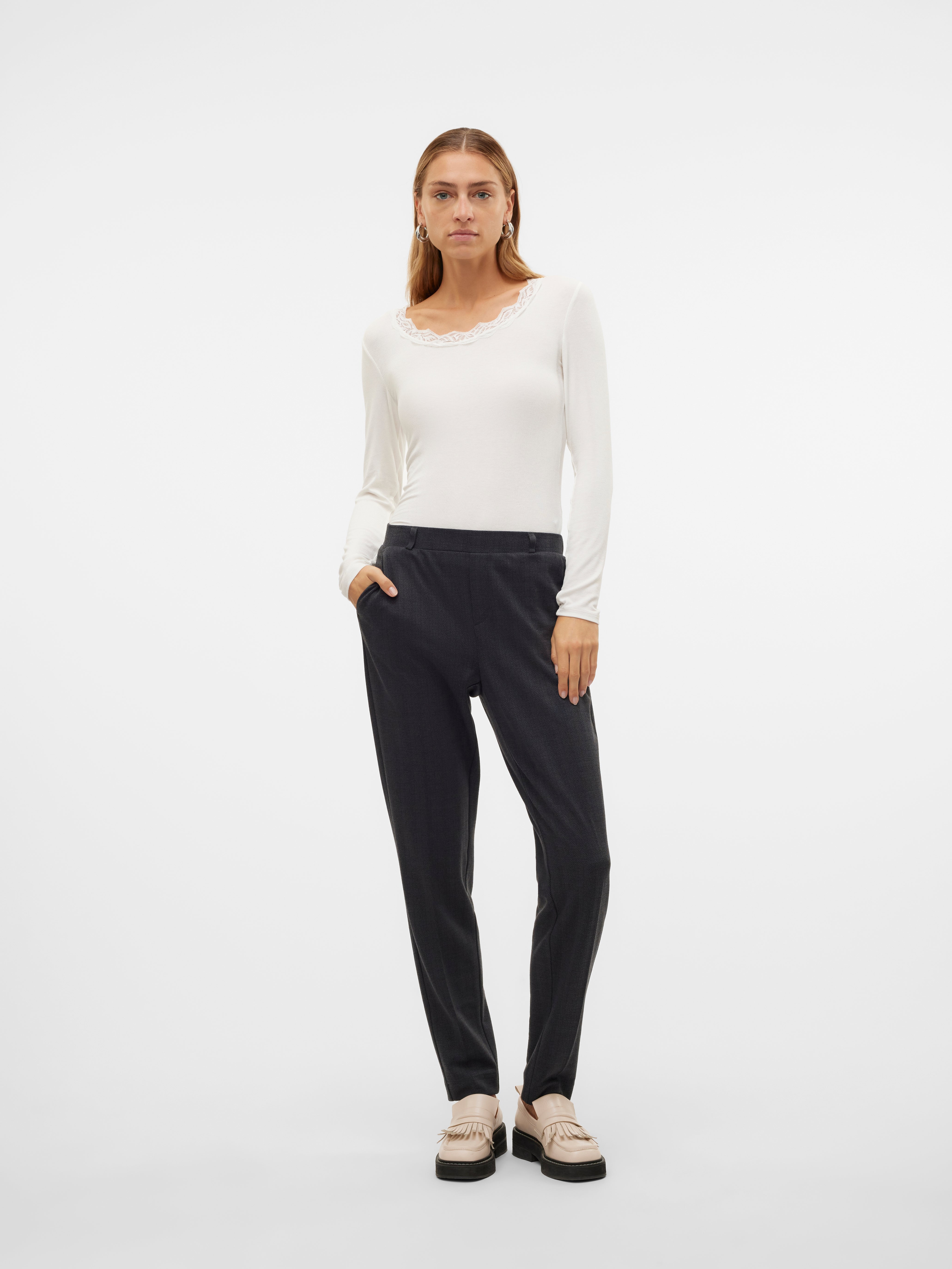 VMSILVA Mittlere Taille Hose