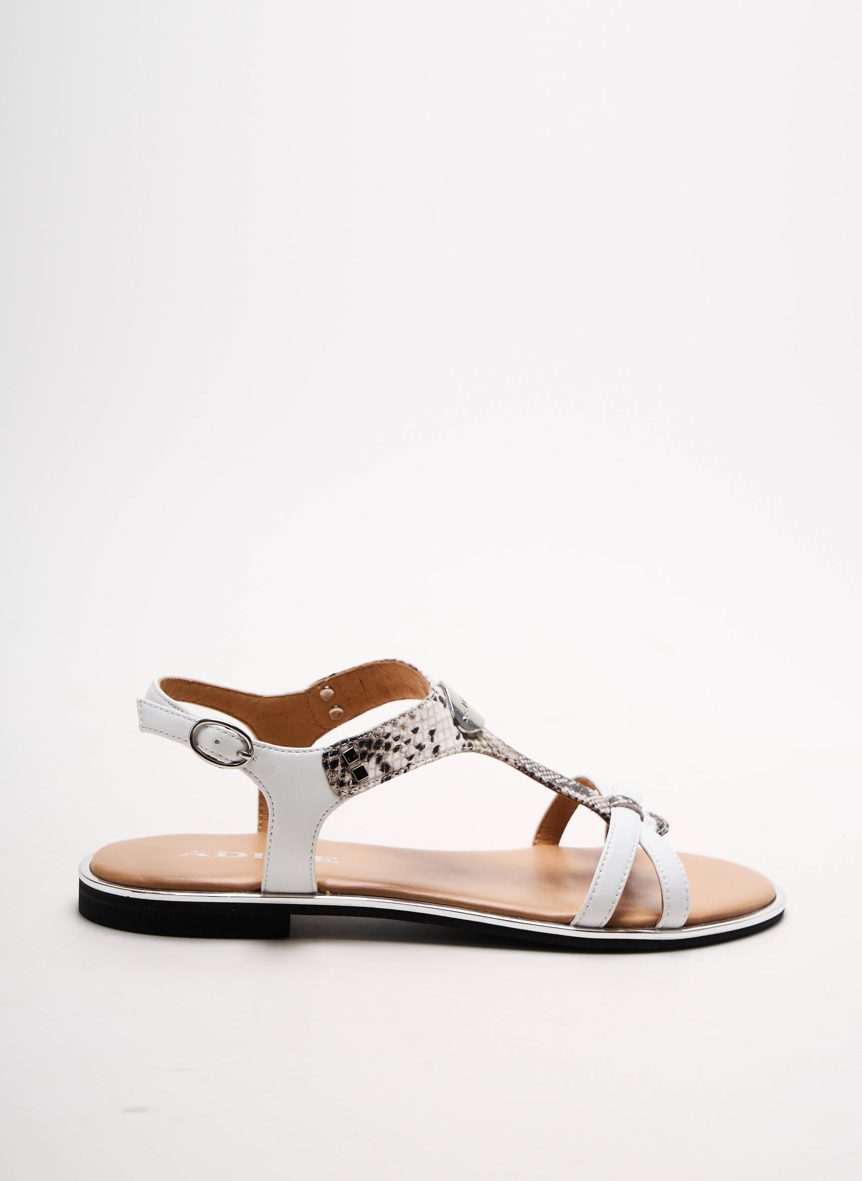 Adige Sandales Nu Pieds Femme couleur blanc
