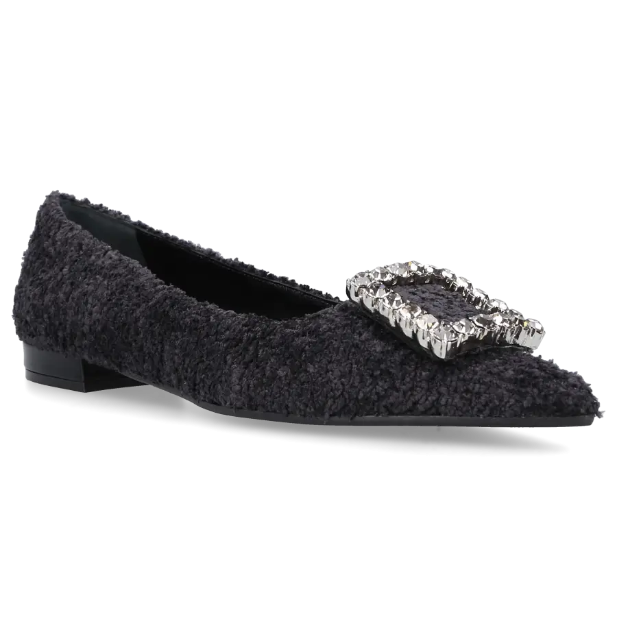 Roberto Festa - Ballerinas AMAIA Tweed - schwarz