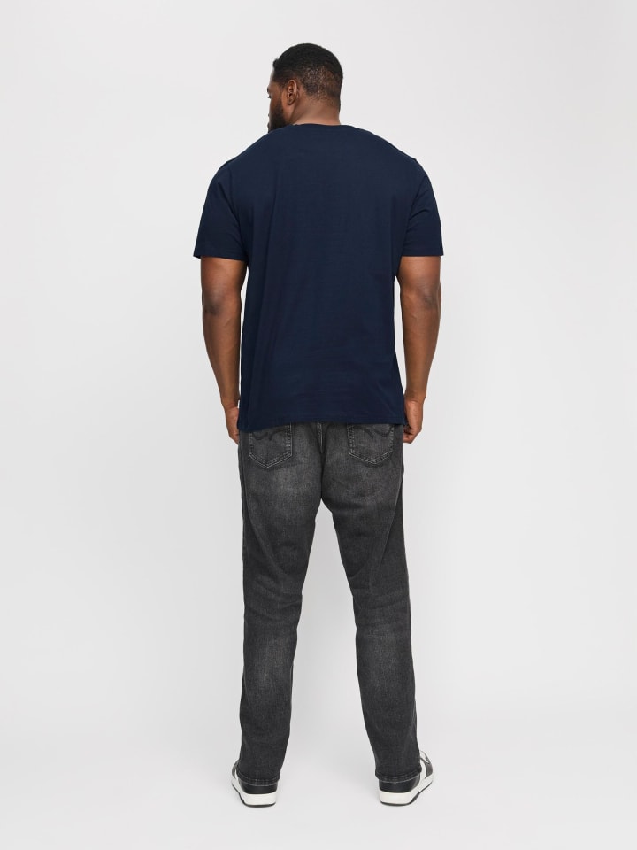 JACK & JONES PLUS T-shirt in Navy Blazer günstig kaufen