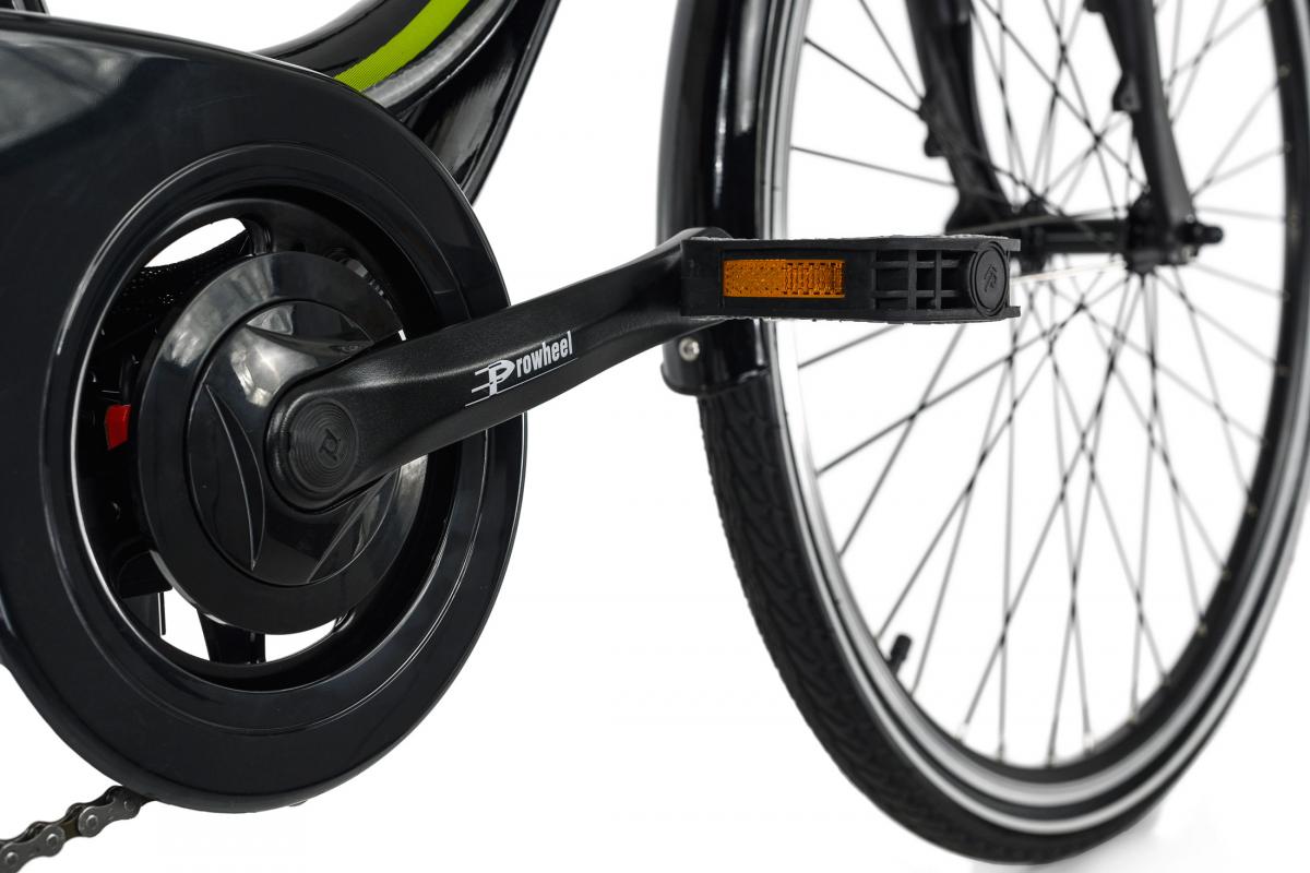 Adore Alu City Pedelec Versailles 28'' E-Bike schwarz-grün