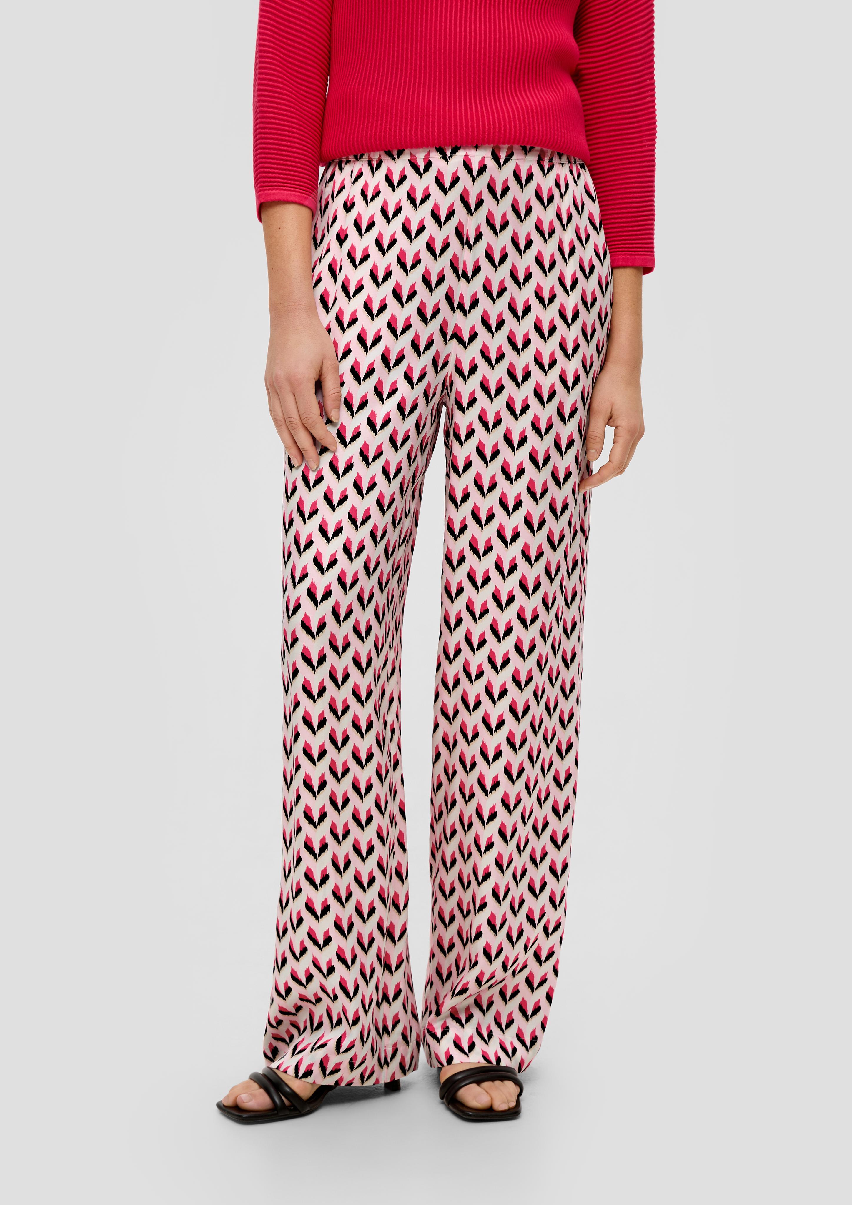 Regular: Wide Leg-Hose aus Viskose  2148056-41B1