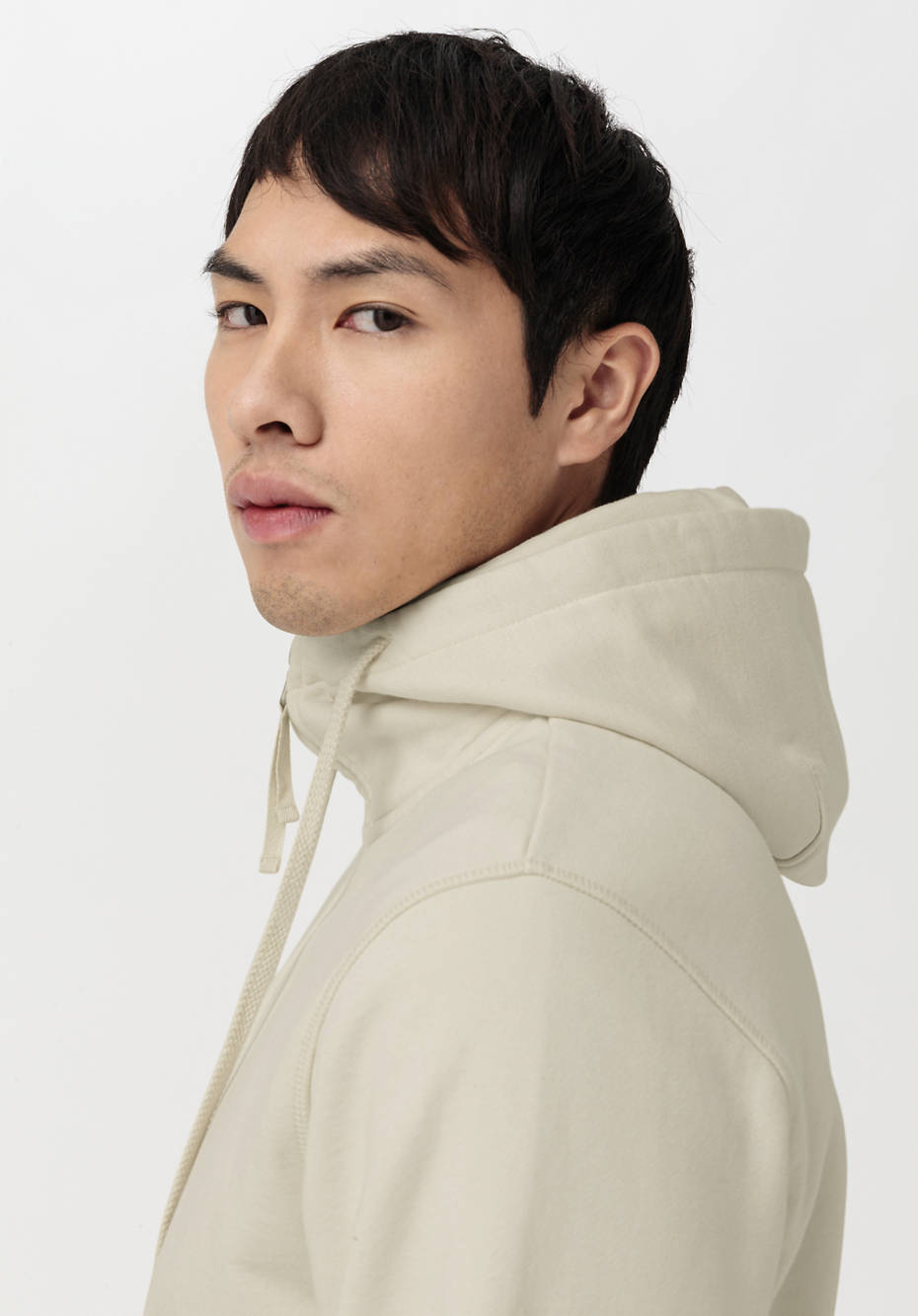 Zip-Hoodie aus reiner Bio-Baumwolle