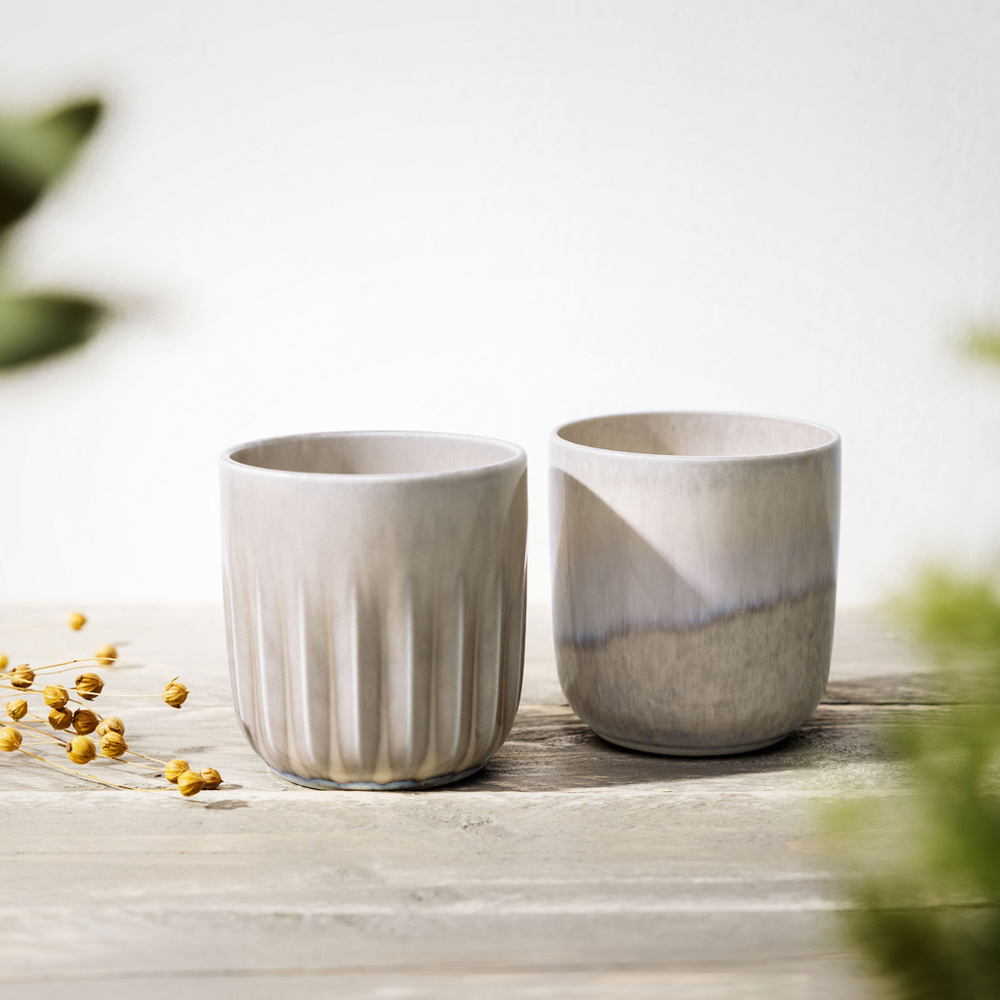like. by Villeroy & Boch Mug set 2pcs. Perlemor Sand Tasse
