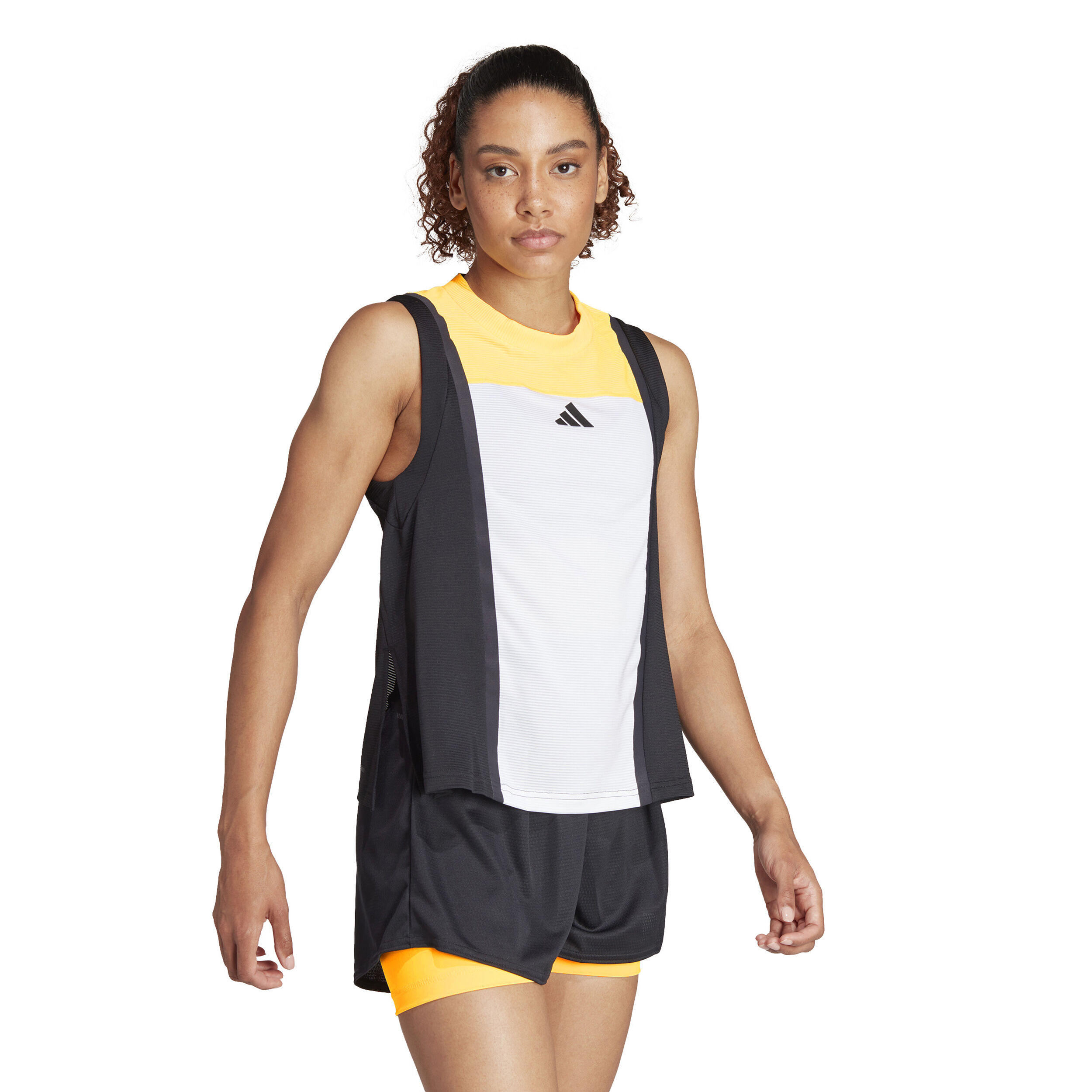 Match Pro Tank-Top Damen - Weiß, Schwarz