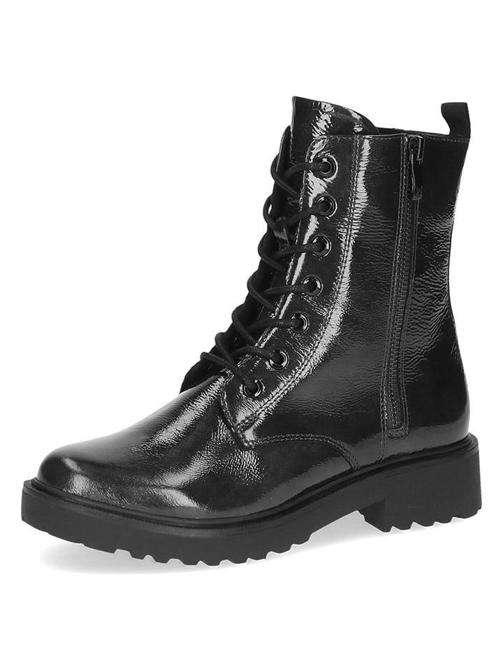 Caprice Leder-Boots in Schwarz günstig kaufen