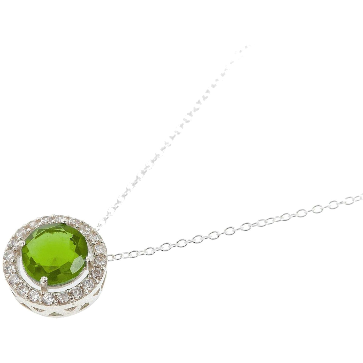 Halskette mit Anhänger 'Peridot Quarz'