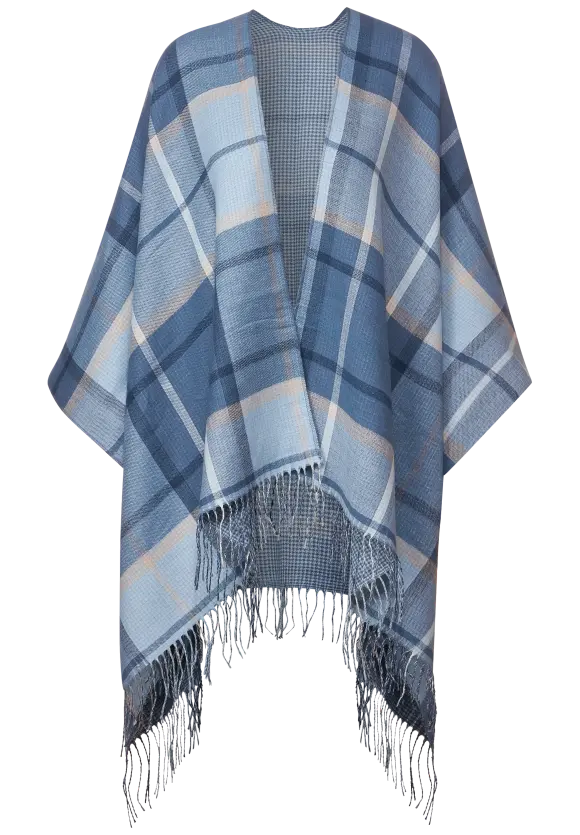 CECIL Kariertes Doubleface Cape
