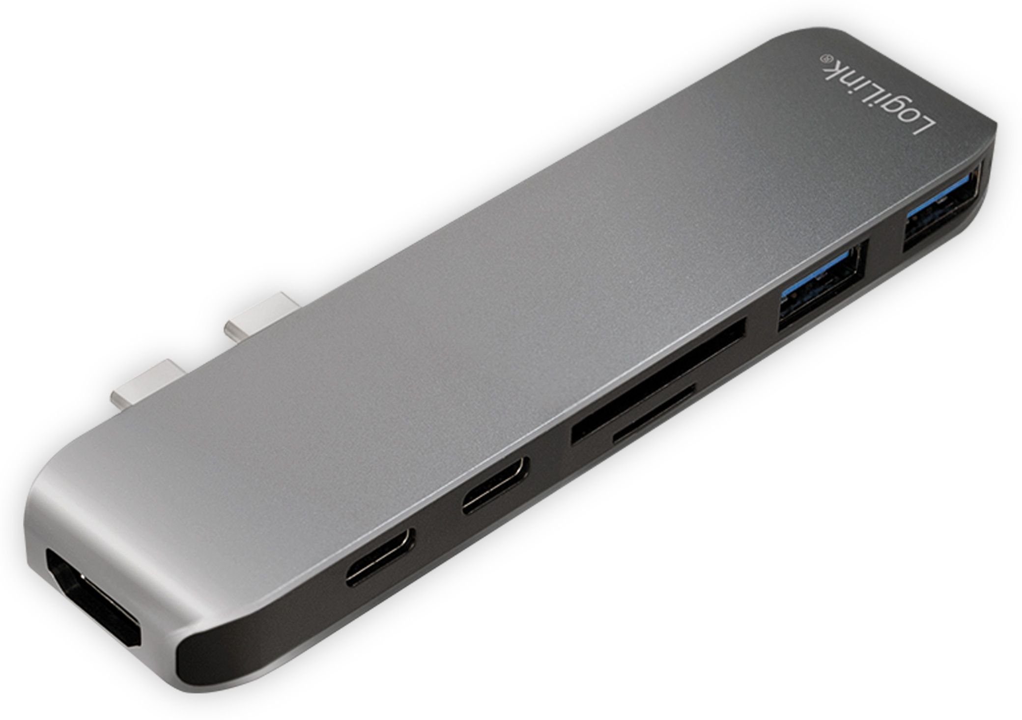 LogiLink LOGILINK USB-C Hub UA0302, 7in1, PD, 100W USB-Adapter
