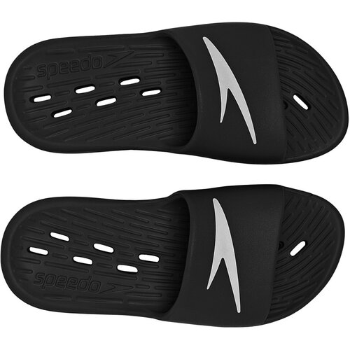 DAMEN BADEPANTOLETTEN SLIDES ONE PIECE AF BLK