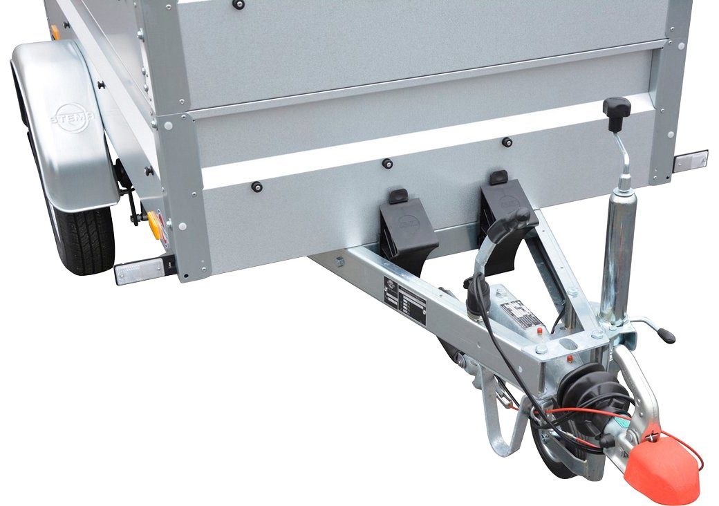 STEMA PKW-Anhänger BASIC 850 COC, max. 593 kg, inkl. Bordwandaufsatz und Deckel