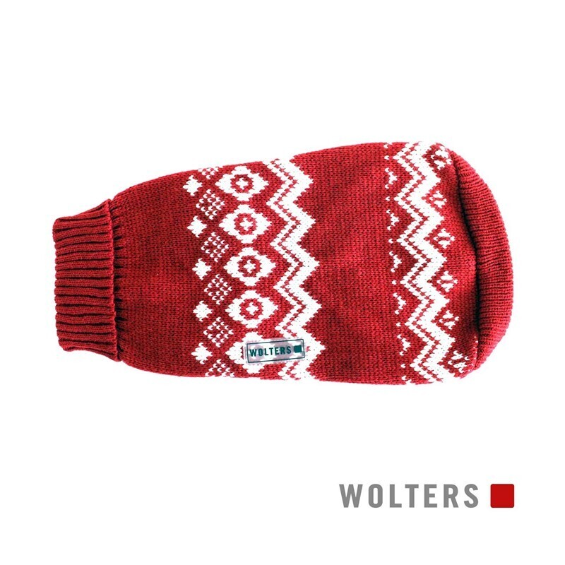 Wolters Hundepullover Wolters Norweger Pullover rot 35 cm