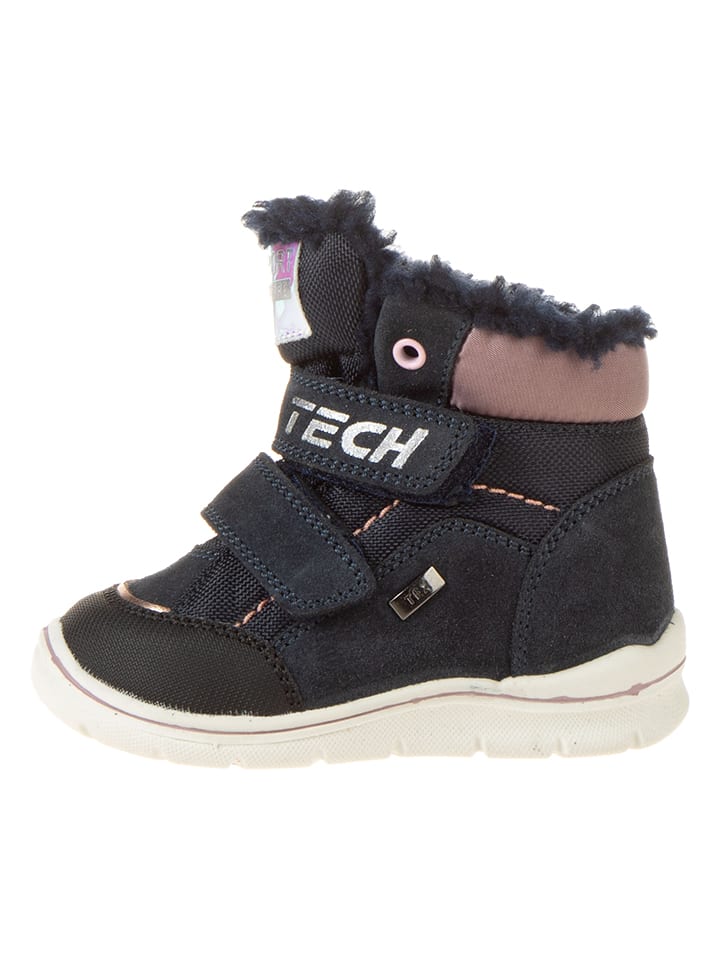 lamino Leder-Boots in Dunkelblau günstig kaufen