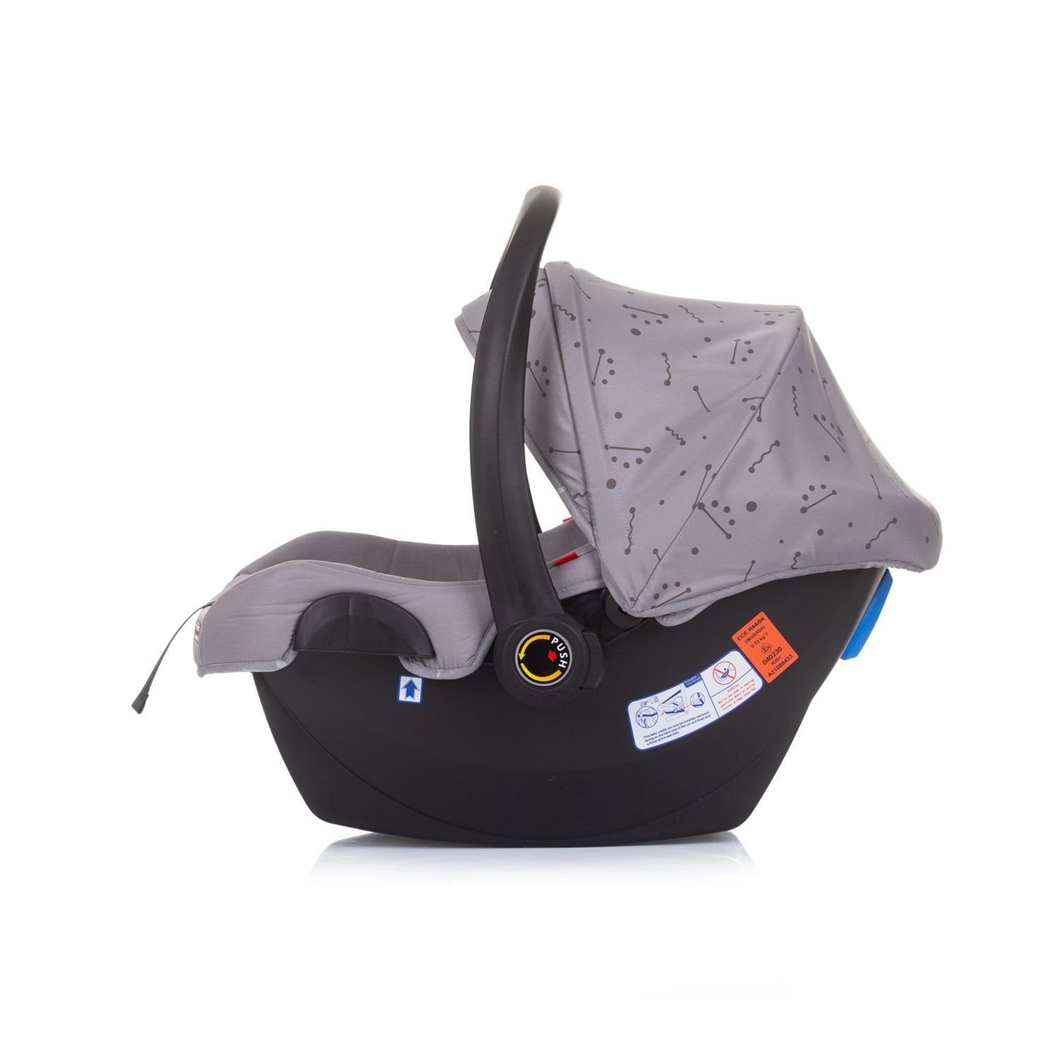 Chipolino Babyschale Babyschale Duo Smart Gruppe 0+, bis: 13 kg, (0 - 13 kg), Sonnendach faltbar, Kissen