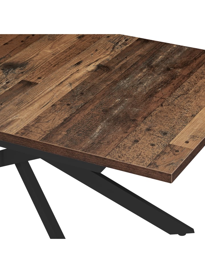 B&D Home Ausziehstisch LARS in Texas-Eiche - (B)120-160 x (H)76 x (T)80 cm günstig kaufen onesize
