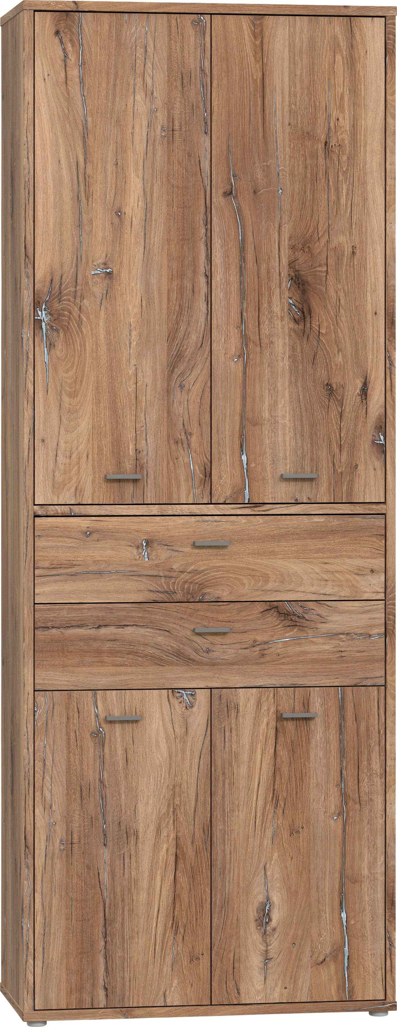 FORTE Mehrzweckschrank Ice Valley Moderner Aktenschrank für das Home Office, Breite 84,5 cm