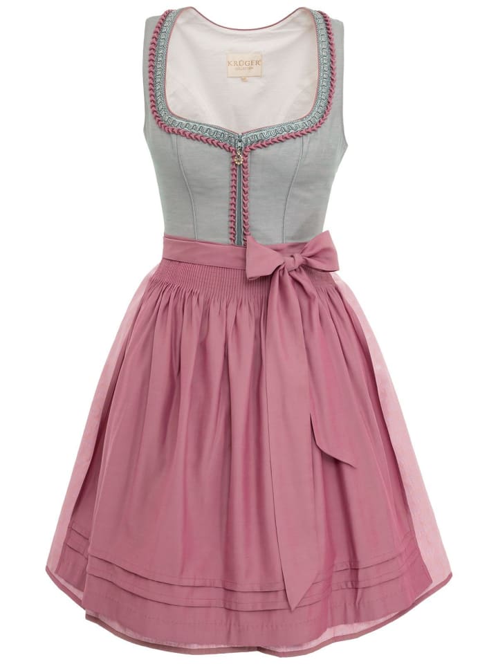 KRÜGER Midi Dirndl 114267 in hellblau günstig kaufen