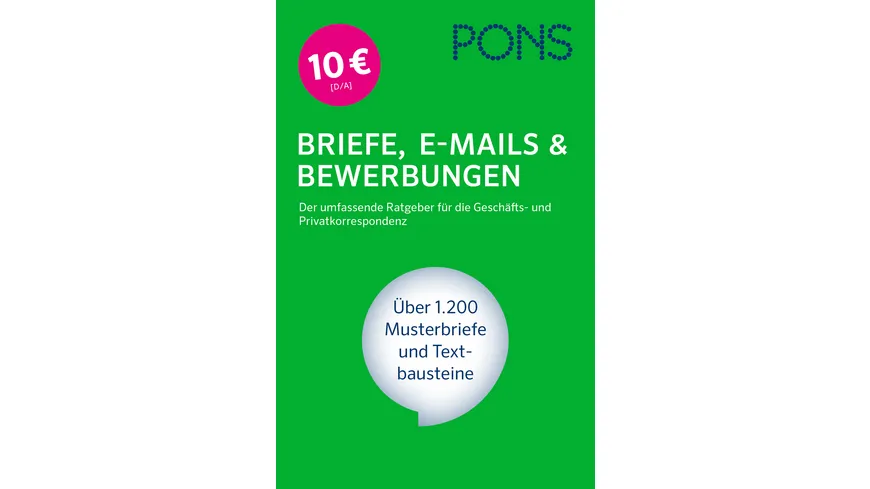 PONS Briefe, E-Mails & Bewerbungen