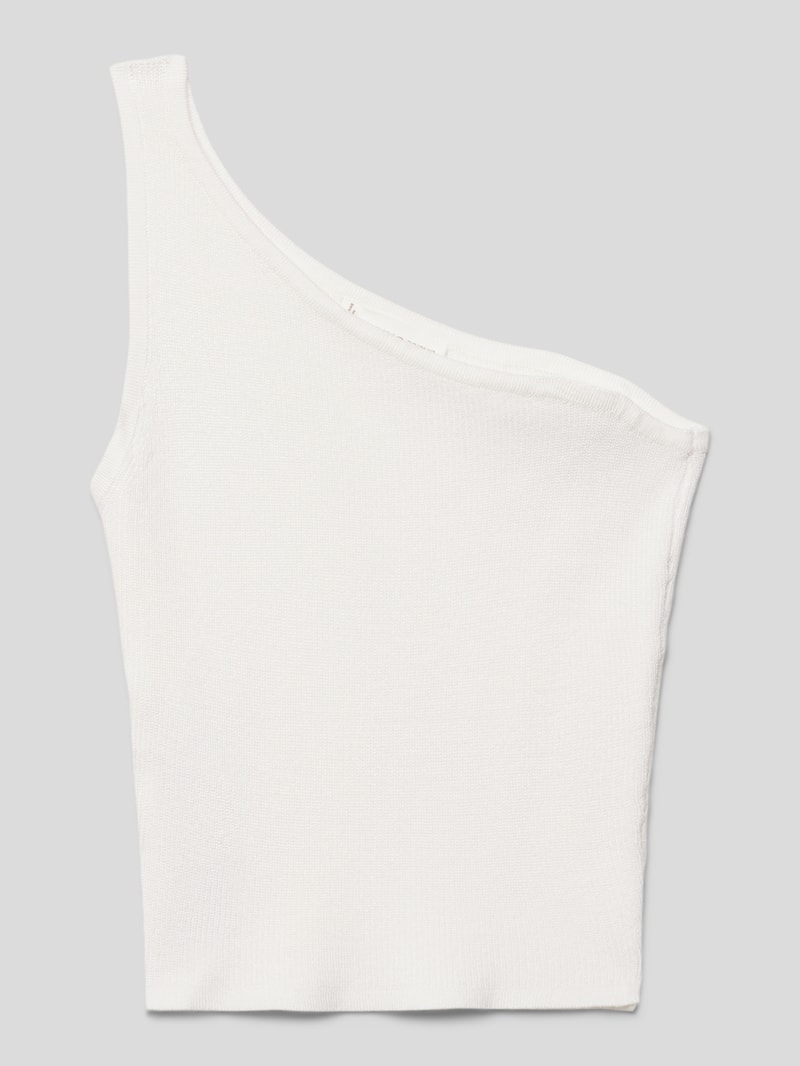 Trägertop mit One-Shoulder-Träger in ecru
