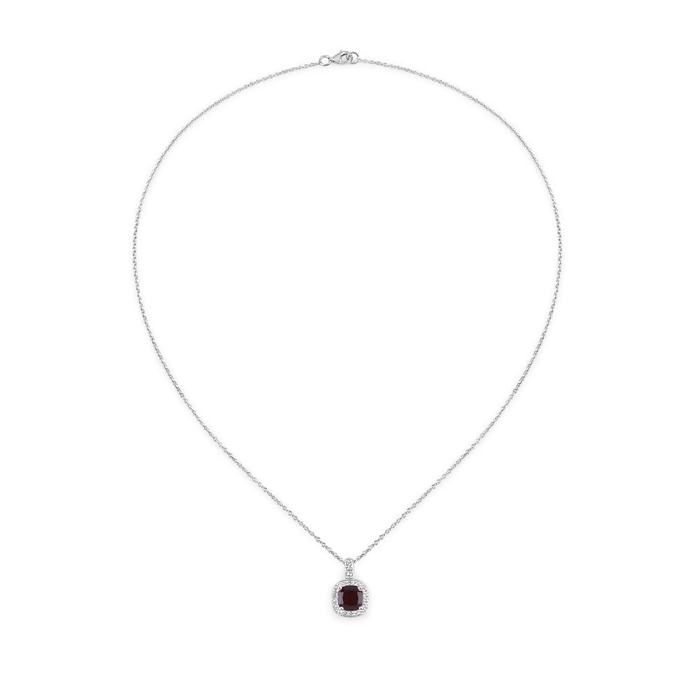Rafaela Donata Chaîne Argent sterling Grenat en Argent Bijoux