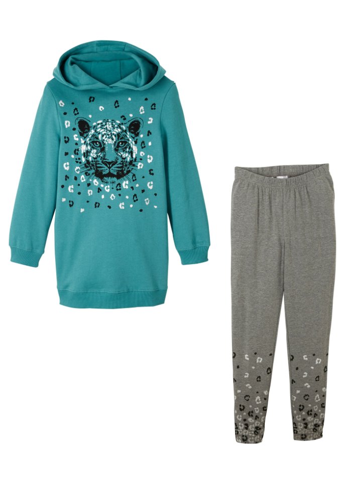 Mädchen Sweatshirt und Leggings (2-tlg.Set) Bio-Baumwolle