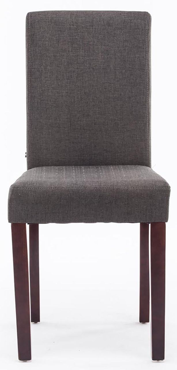 CLP 4er Set Esszimmerstuhl Ina Stoff cappuccino, dunkelgrau