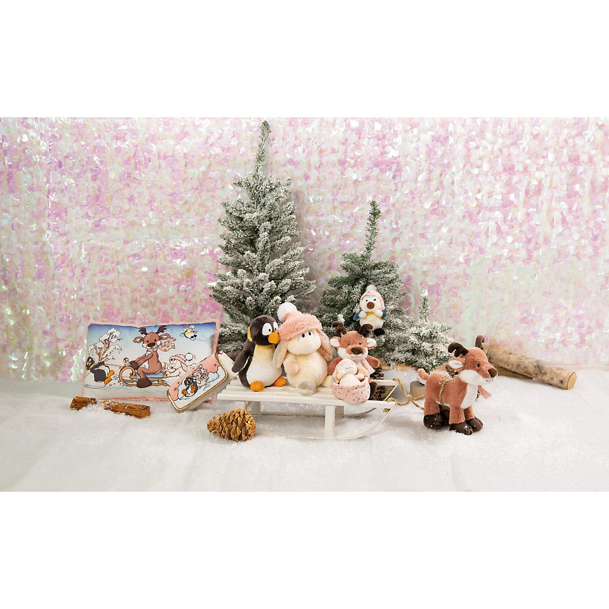 Kissen Winter Friends 2022, rechteckig, 43 x 25 cm (48333)