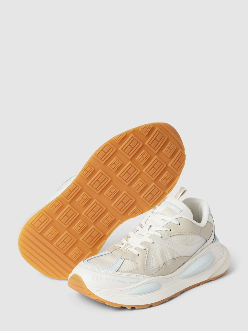 Sneaker mit Label-Print Modell 'FASHION' in hellblau