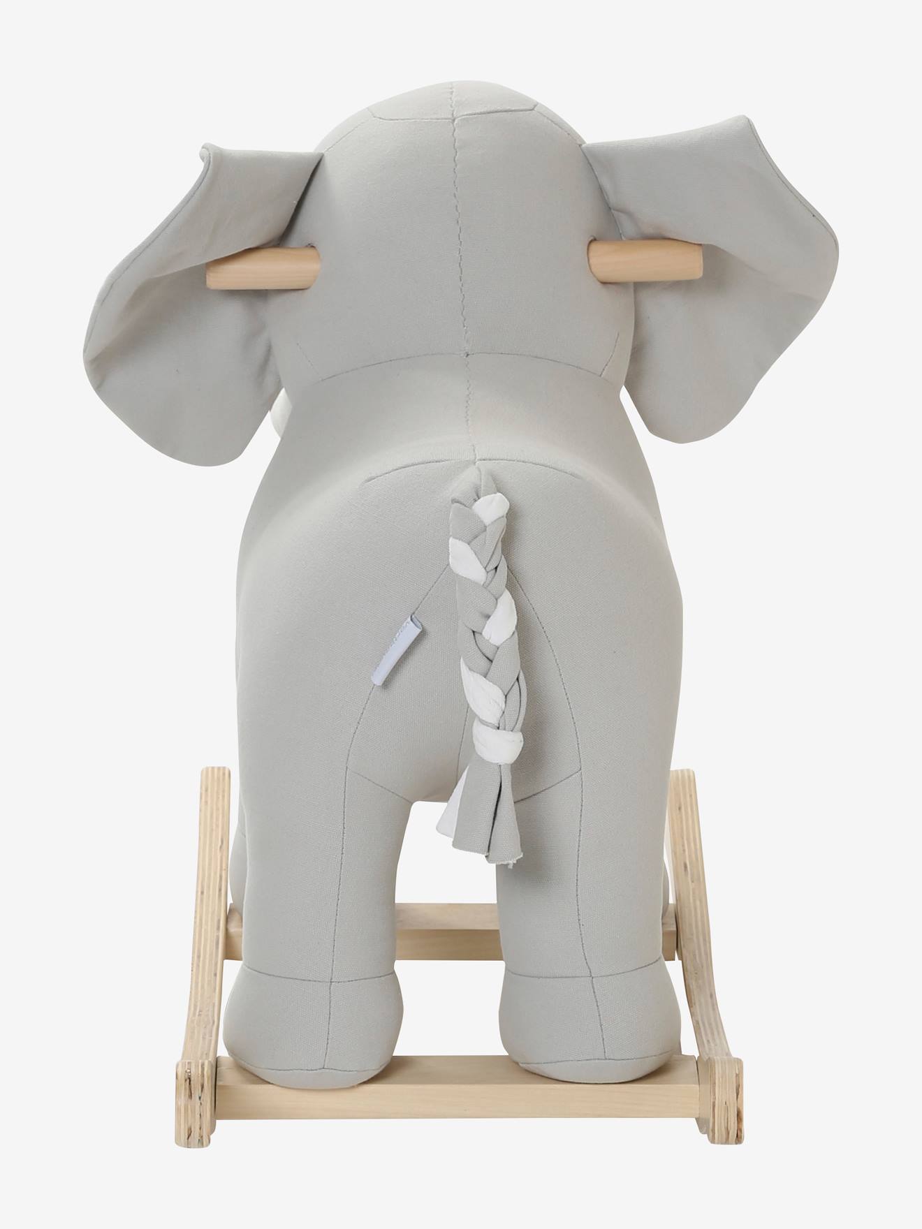 Eléphant à bascule en bois FSC® multicolore