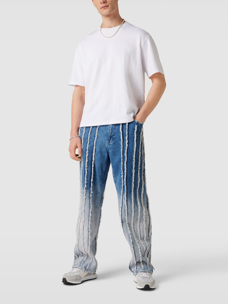 Jeans mit Farbverlauf in jeans