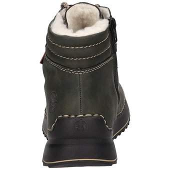 Rieker Schnürstiefelette in grün