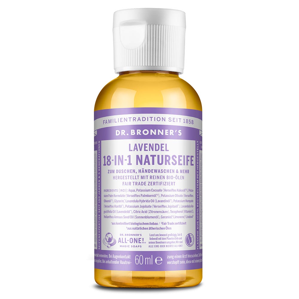 Dr. Bronner's 18-in-1 Naturseife Lavendel 60 ml