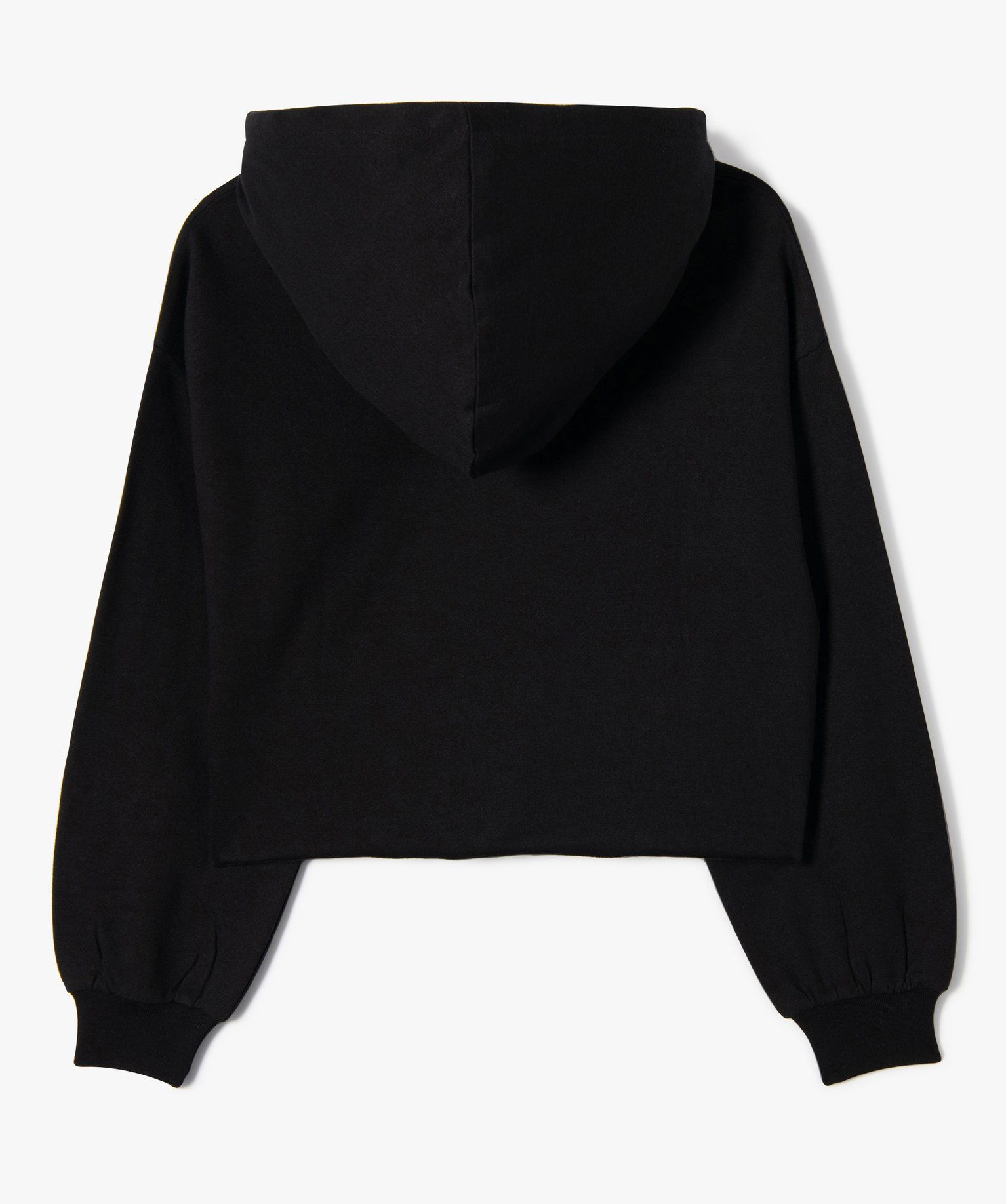 Sweat fille à capuche coupe courte avec motif Serpentard - ... vert | GEMO