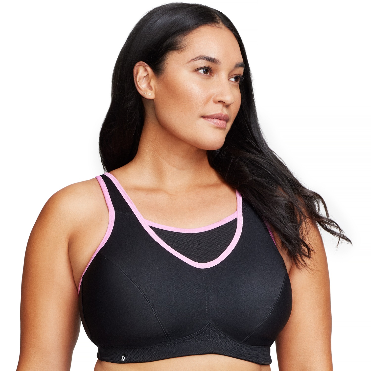Sport-Bustier - Schwarz