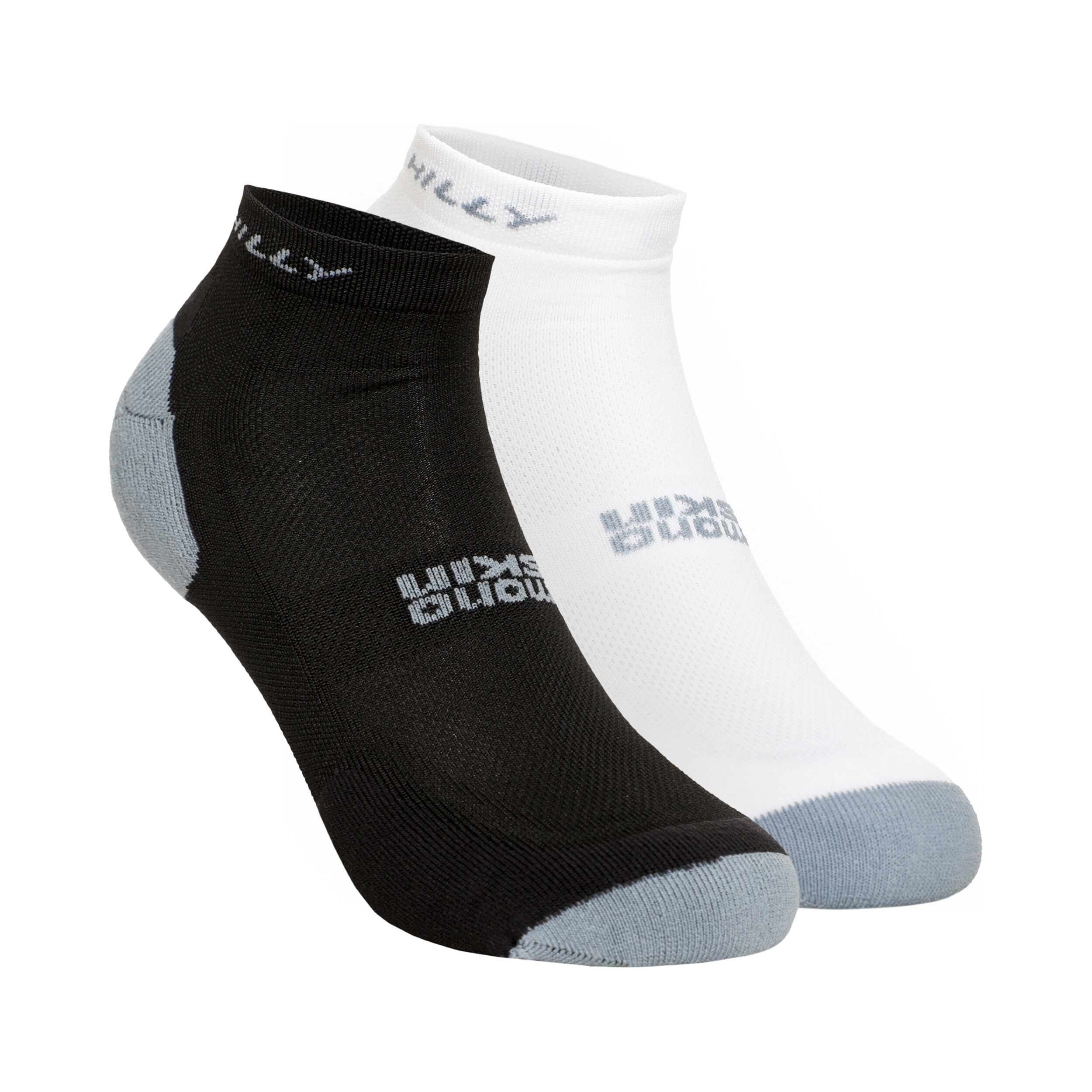 Active Quarter Minimum Cushioning 2p Laufsocken - Weiß, Schwarz