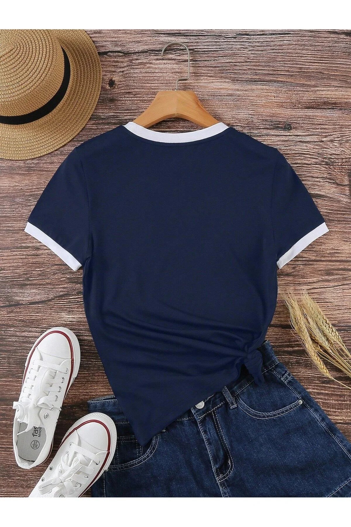 Know  T-Shirt - Dunkelblau - Regular Fit