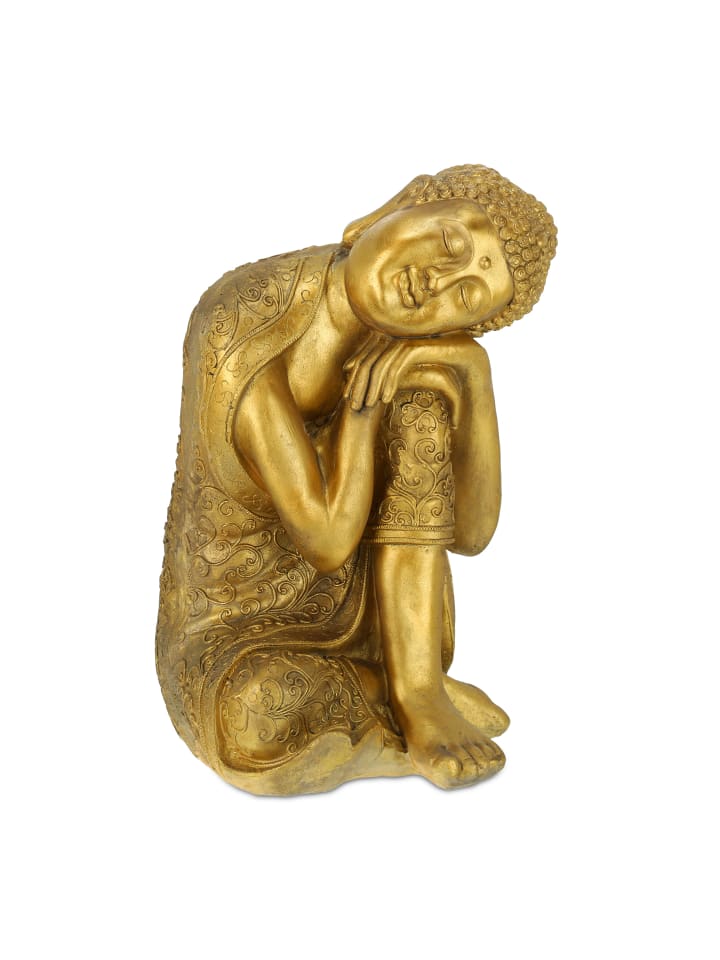 relaxdays Buddha-Figur in Gold günstig kaufen onesize