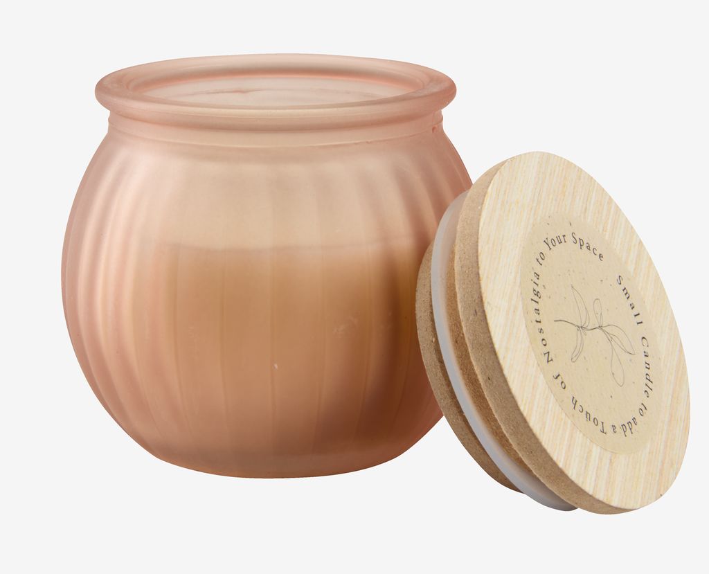 Vela JARLE JARLE Ø6xH6cm com tampa, várias cores