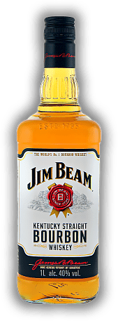 Jim Beam White 1,0 Liter Jim Beam White 1,0 Liter Der weltweite Klassiker, ein Bourbon wie kein anderer. Alter 4 J. - 1	 Liter - Vol 40%