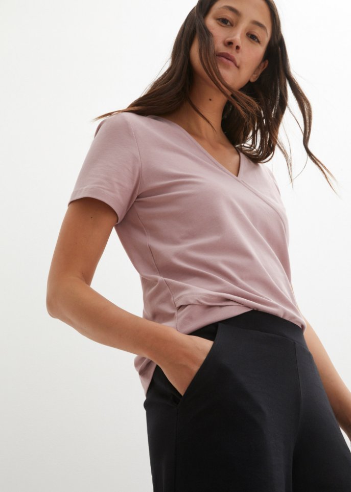 Shirthose mit Komfortbund, weites Bein