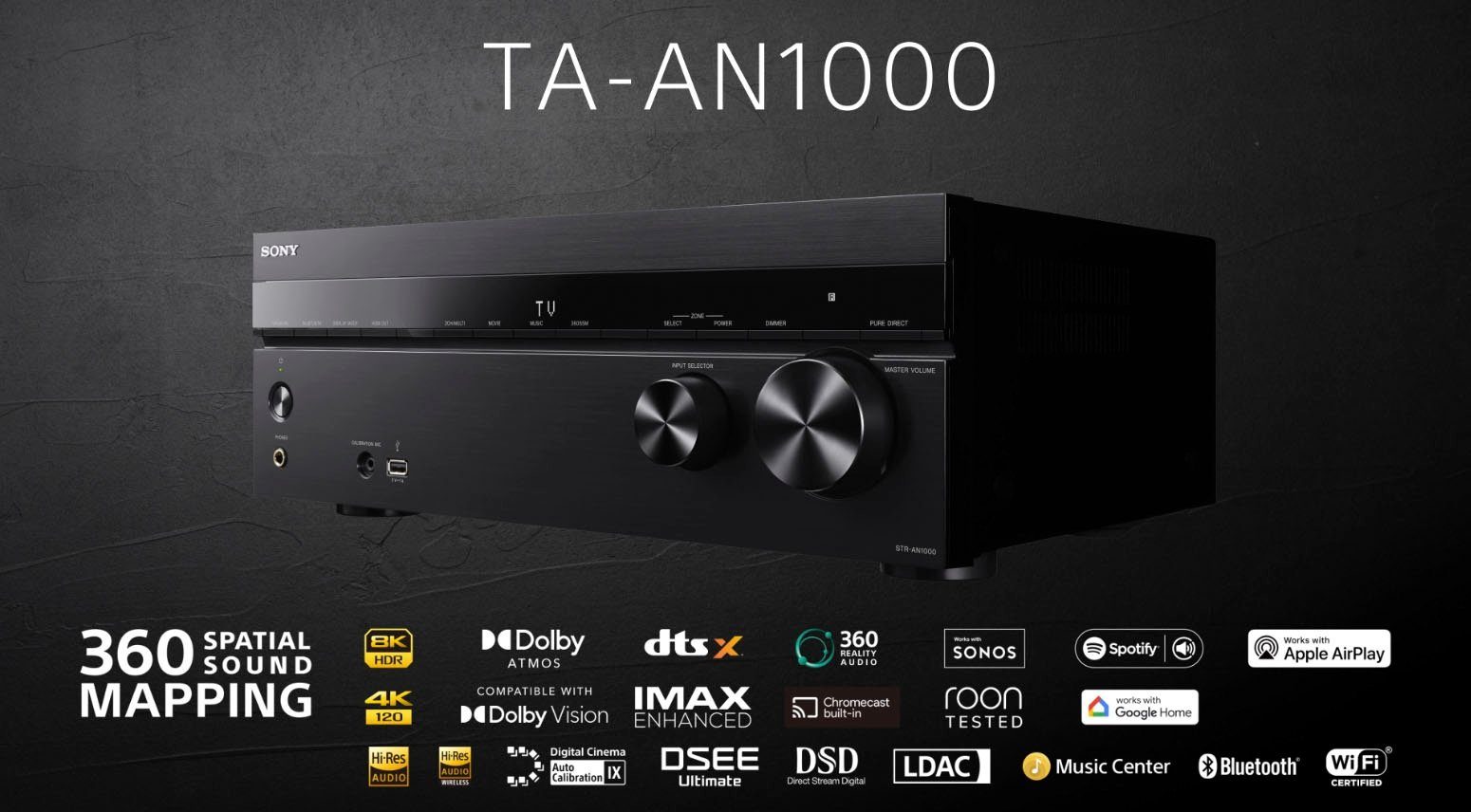 Sony TA-AN1000 7.2 Channel 8K A/V Verstärker (240 W)