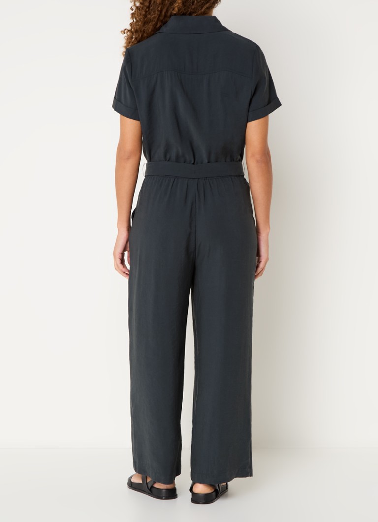 OPUS Melippi loose fit jumpsuit with tie belt