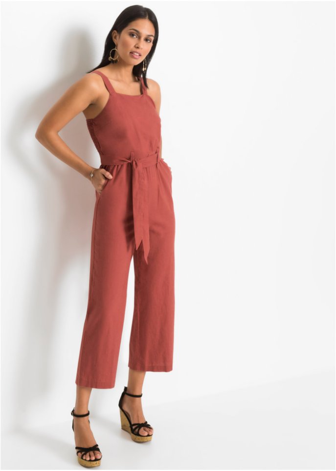 Leinen-Overall