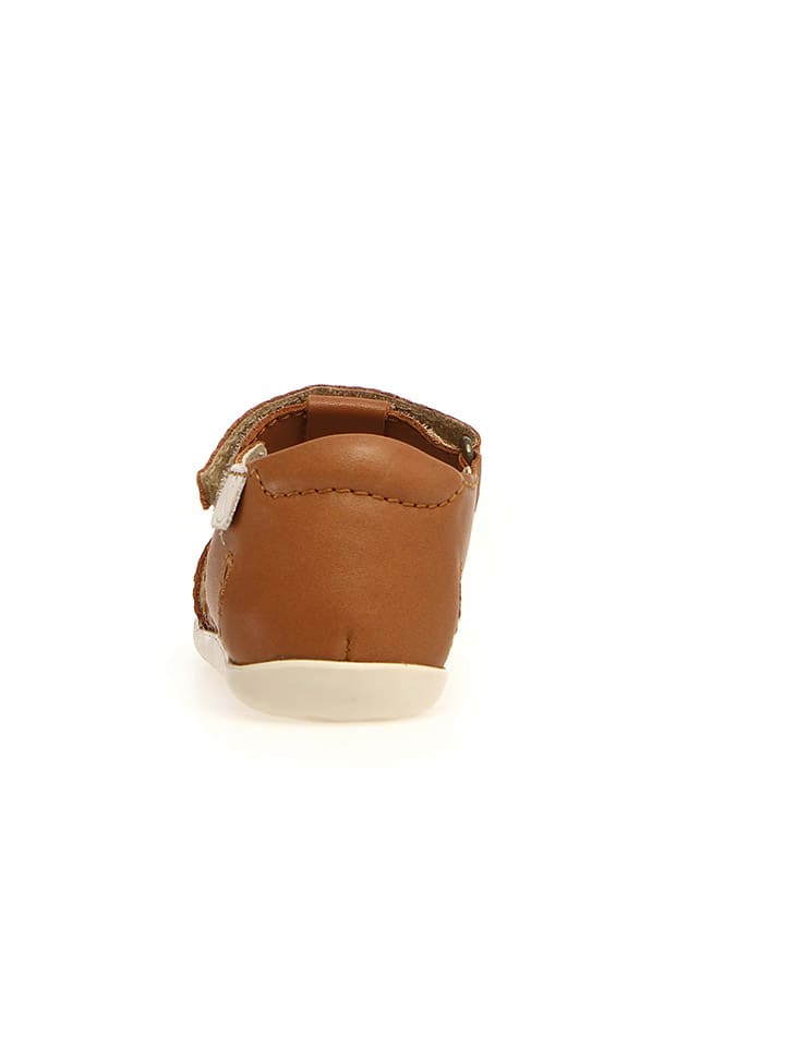 Naturino Leder-Halbsandalen in Hellbraun günstig kaufen