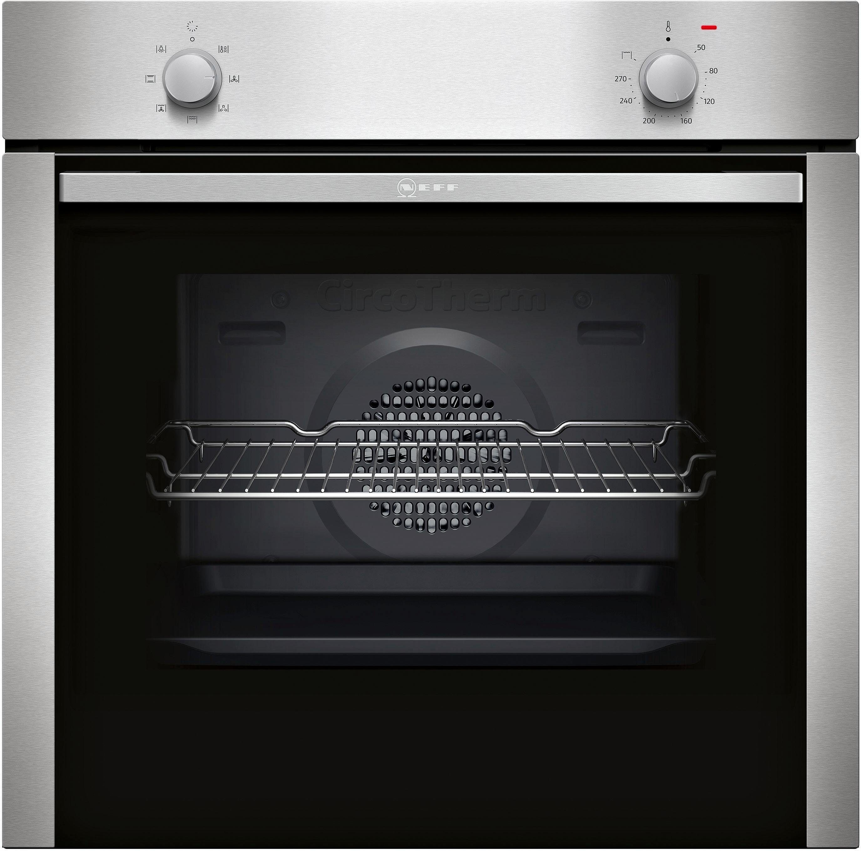 NEFF Einbaubackofen N 30 B1DCA0AN0, mit Teleskopauszug nachrüstbar, CircoTherm®-Heißluft